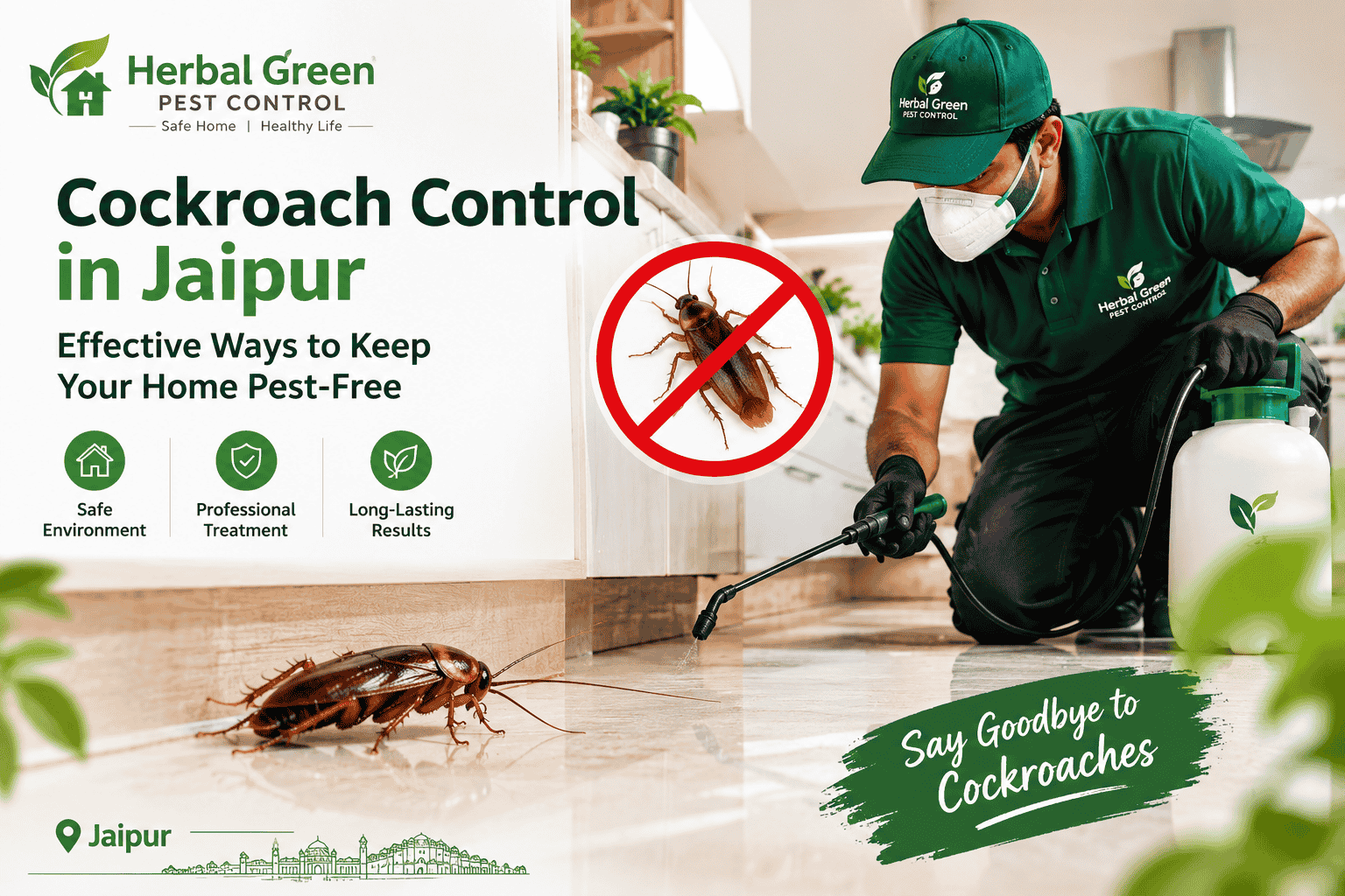 Cockroach Control in Jaipur
